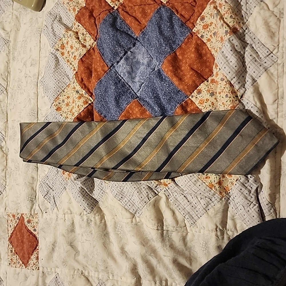 Beecroft & Bull Striped Silk Tie
